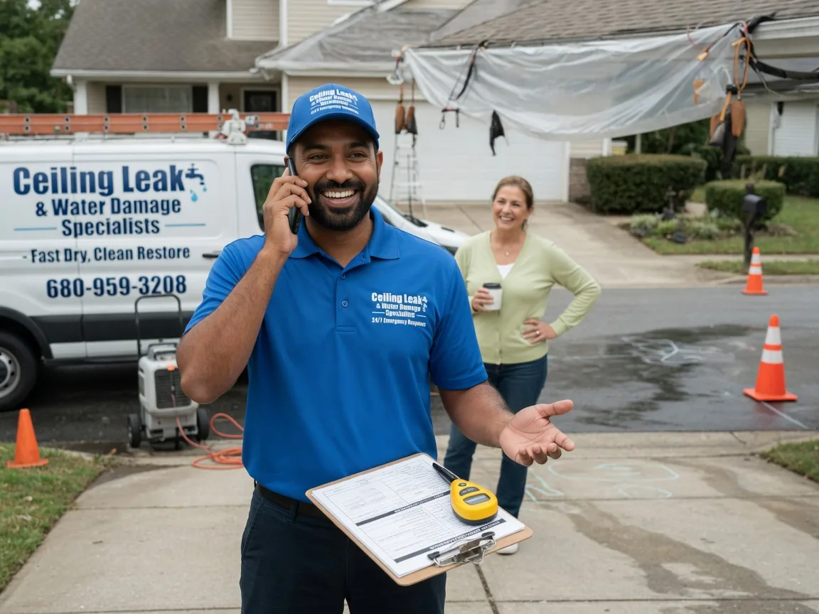 Ceiling Leak Cleanup Clatonia, NE FAQs